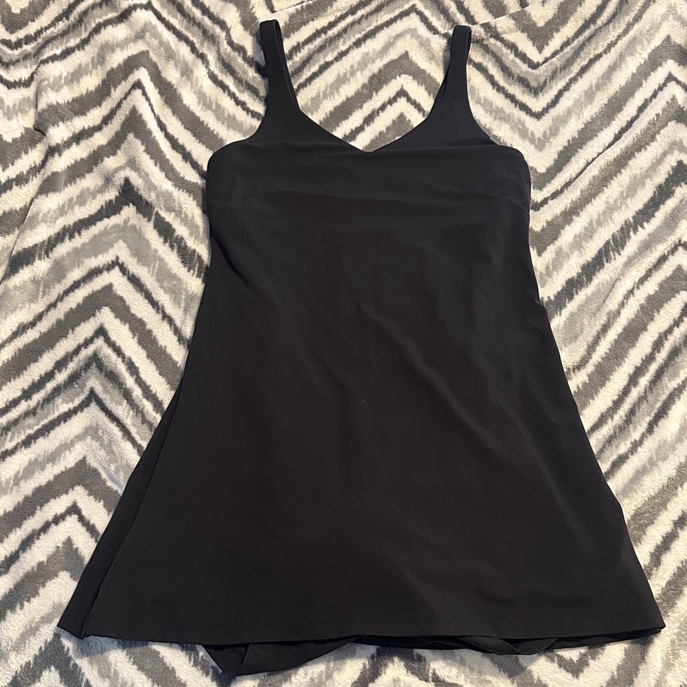 lululemon athletica Black A-Line Tank Dress
